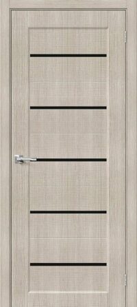 Межкомнатная дверь Мода-22 Black Line Cappuccino 200*90