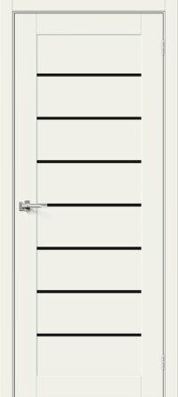 Межкомнатная дверь Браво-22 White Mix Black Star 200*60