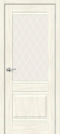 Межкомнатная дверь Прима-3 Nordic Oak White Сrystal 200*60
