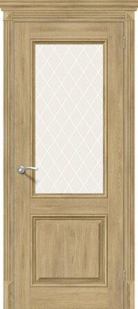 Межкомнатная дверь Классико-33 Organic Oak White Сrystal 200*80