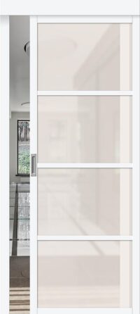 Межкомнатная дверь Твигги-11.3 White Silk Magic Fog 200*40